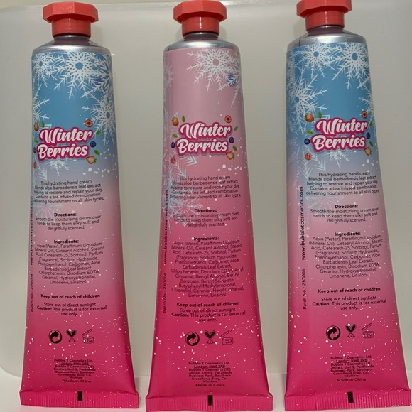 BubbleT Brand Set of 3 Hand Creams 2.53 Fl Oz Each - NEW, SEALED - Picture 2 of 3